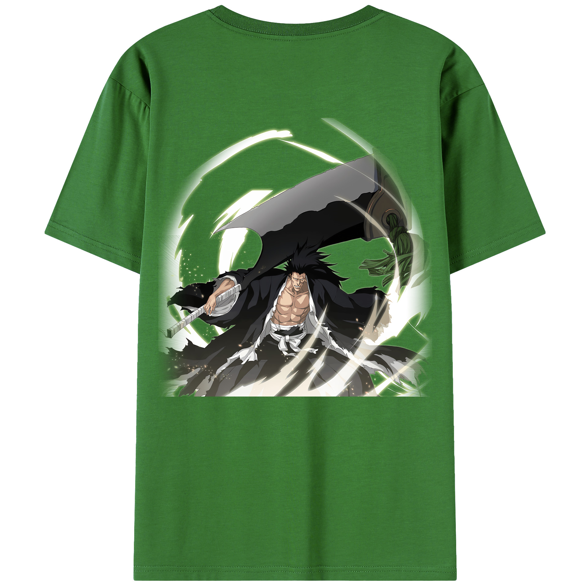 （画像用） ブリーチ ざらき けんぱち BLEACH Zaraki Kenpachi レディース半袖Tシャツ(バックプリント)